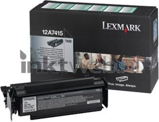 Lexmark 12A7415 zwart Combined box and product