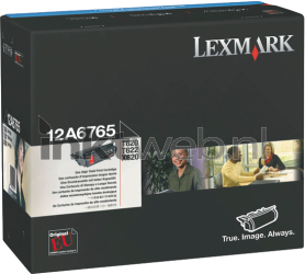 Lexmark 12A6765 zwart Front box