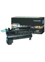 Lexmark C792 cyaan Combined box and product