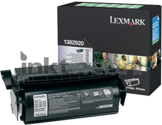 Lexmark 1382920 zwart Combined box and product