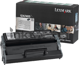 Lexmark 12A7405 zwart Combined box and product