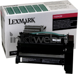 Lexmark 15G042M magenta Combined box and product