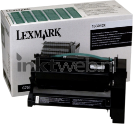 Lexmark 15G042K zwart Combined box and product