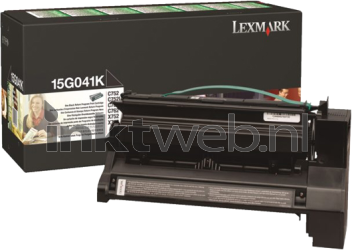 Lexmark 15G041K zwart Combined box and product