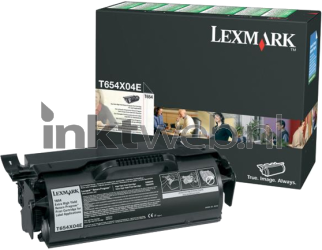 Lexmark T654X04E zwart Combined box and product