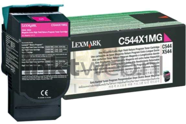 Lexmark C544X1MG magenta Combined box and product
