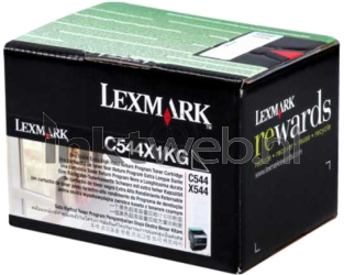Lexmark C544X1KG zwart Front box