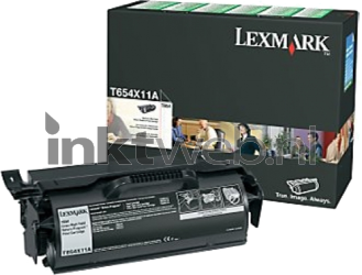 Lexmark T654X11E zwart Combined box and product