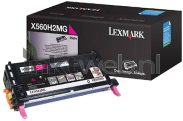 Lexmark X560H2MG magenta Combined box and product