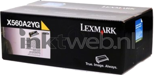 Lexmark X560A2YG geel Front box
