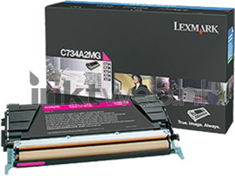 Lexmark C734, X734 magenta Combined box and product