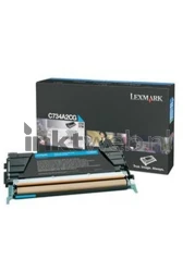 Lexmark C734, X734 cyaan Combined box and product