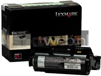 Lexmark 64016HE zwart Combined box and product