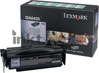 Lexmark 12A8420 zwart Combined box and product
