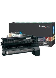 Lexmark C782, X782e cyaan Combined box and product