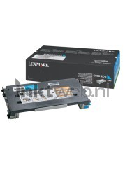 Lexmark C500 hc cyaan Combined box and product