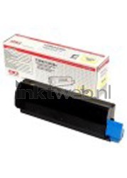 Oki 43034805 Toner geel Combined box and product