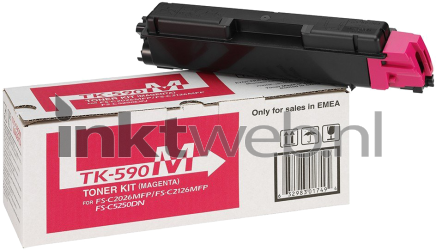 Kyocera Mita TK-590 magenta Combined box and product