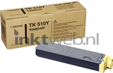 Kyocera Mita TK-150Y geel Combined box and product
