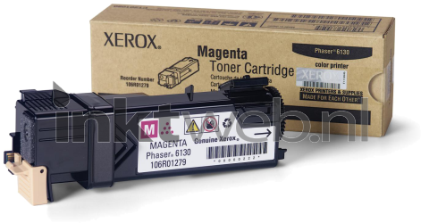 Xerox 6130 magenta Combined box and product