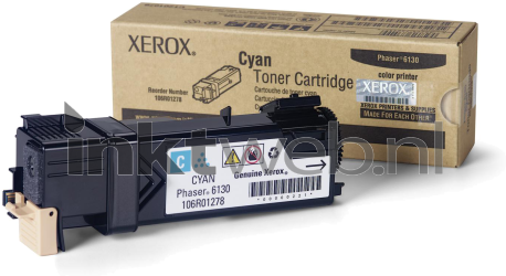 Xerox 6130 cyaan Combined box and product