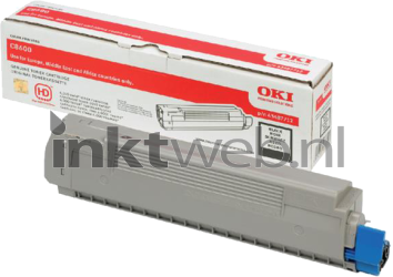 Oki C8600 / C8800 Toner zwart Combined box and product