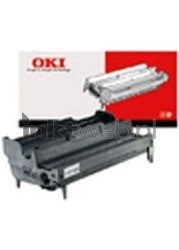 Oki 43870007 drum cyaan Combined box and product