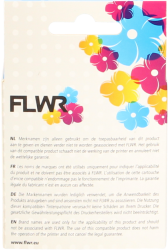FLWR HP 301XL kleur Back box