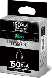 Lexmark 150XLA zwart Front box