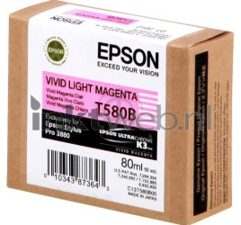 Epson T580B00 licht magenta Front box