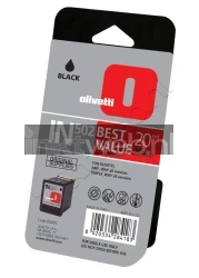 Olivetti IN502 (B0495) inktcartridge zwart Front box