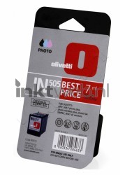 Olivetti IN505 (B0510) inktcartridge foto kleur Front box