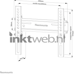 Neomounts WL30-350BL12 | TV wandsteun zwart Product only