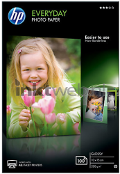 HP  Everyday fotopapier Hoogglans | 10x15 | 200 gr/m² 1 stuks Front box