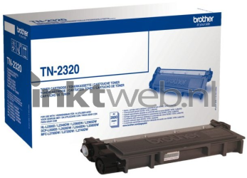 Brother TN-2320 zwart Combined box and product