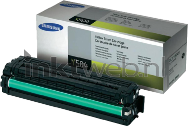 Samsung CLT-Y504S geel Combined box and product