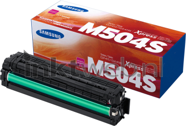 Samsung CLT-M504S magenta Combined box and product