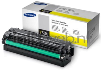 Samsung CLT-Y506L geel Combined box and product
