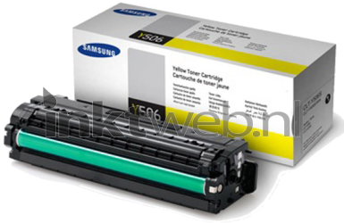 Samsung CLT-Y506S geel Combined box and product