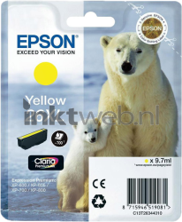 Epson 26XL geel Front box