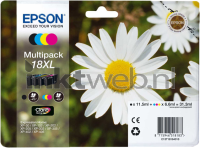 Epson 18XL Multipack (Opruiming 4 x 1-pack los)