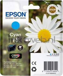 Epson 18 cyaan C13T18024012