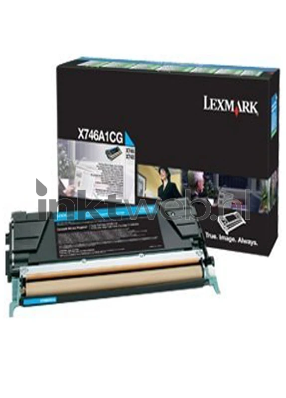 Lexmark X748 cyaan (Origineel)