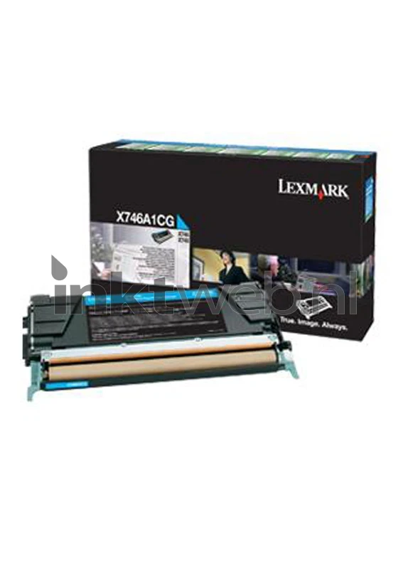 Lexmark 746 Lexmark X746, X748 cyaan (Origineel)