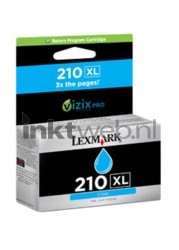 Lexmark 210XL cyaan Front box