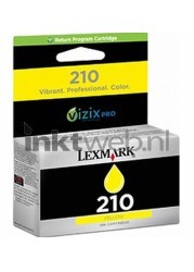 Lexmark 210 geel Front box