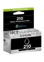 Lexmark 210 zwart Front box