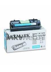 Lexmark Optra sc1275 cyaan Combined box and product