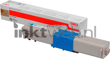 Oki C301 / C321 cyaan Combined box and product
