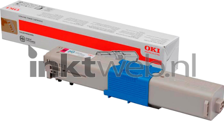 Oki C301 / C321 magenta Combined box and product